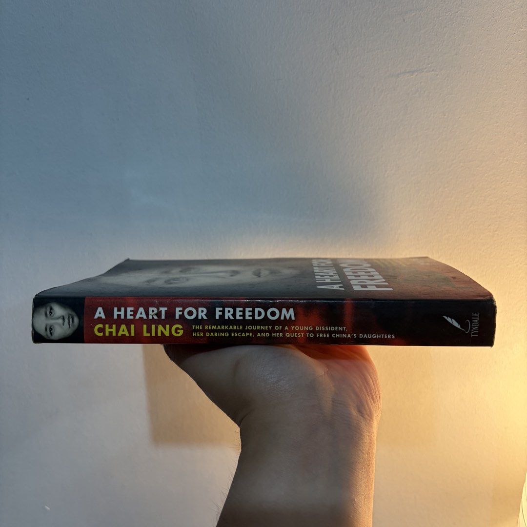A Heart for Freedom by Chai Ling (Category: Storybooks) located in Manila. Submitted by ajdeclutter (Listing ID 1468190223, Image 2). Description: - Title: A Heart for Freedom by Chai Ling - Description: Compelling memoir detailing her leadership during the 1989 Tiananmen Square protests and her dramatic escape to the United States - Format: Paperback .