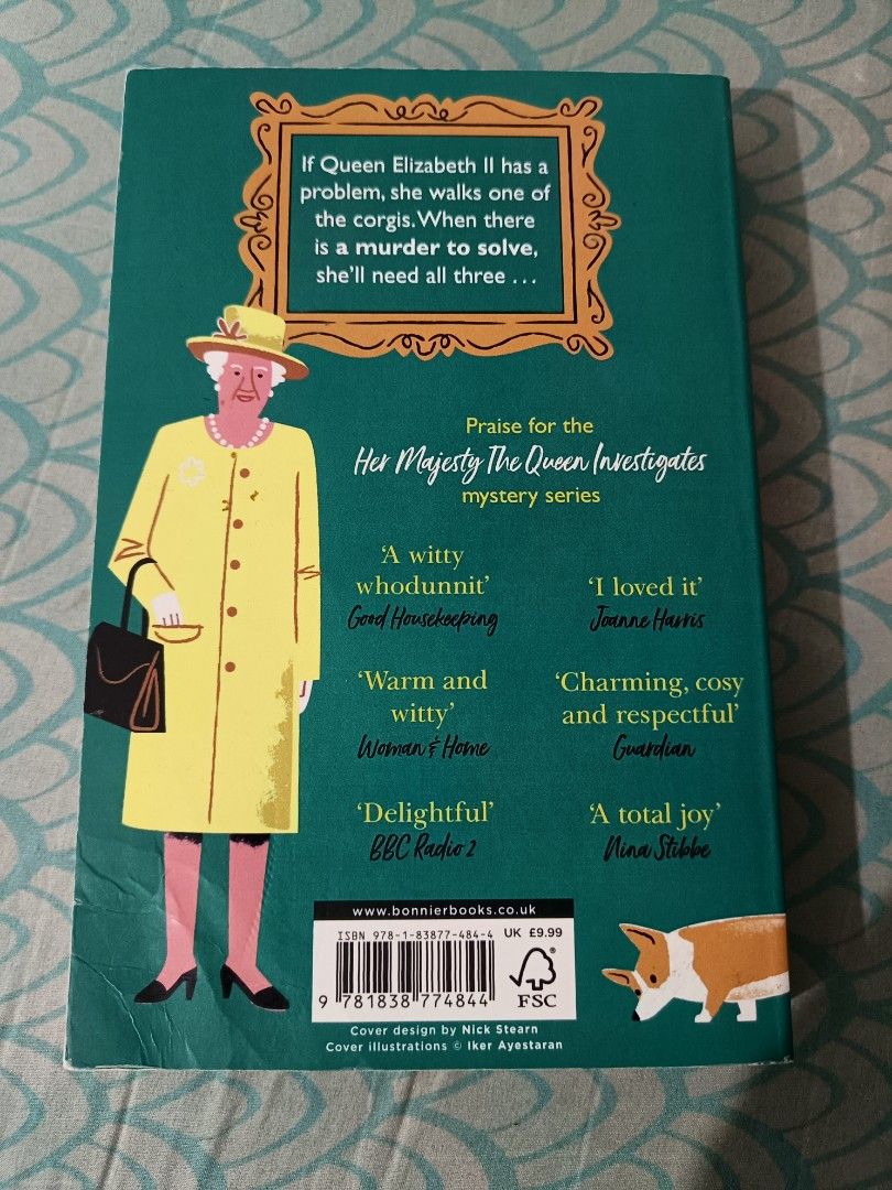 A Three Dog Problem S. J. Bennett Novel (Category: Storybooks) located in Taguig. Submitted by joeeey23 (Listing ID 1468180748, Image 2). Description: Paperback copy of A Three Dog Problem by S. J. Bennett. Part of the Her Majesty The Queen Investigates mystery series. Published by Bonnier Books. Clean pages, solid spine, light shelf wear on the cover corners. Great read for fans of cosy mysteries..