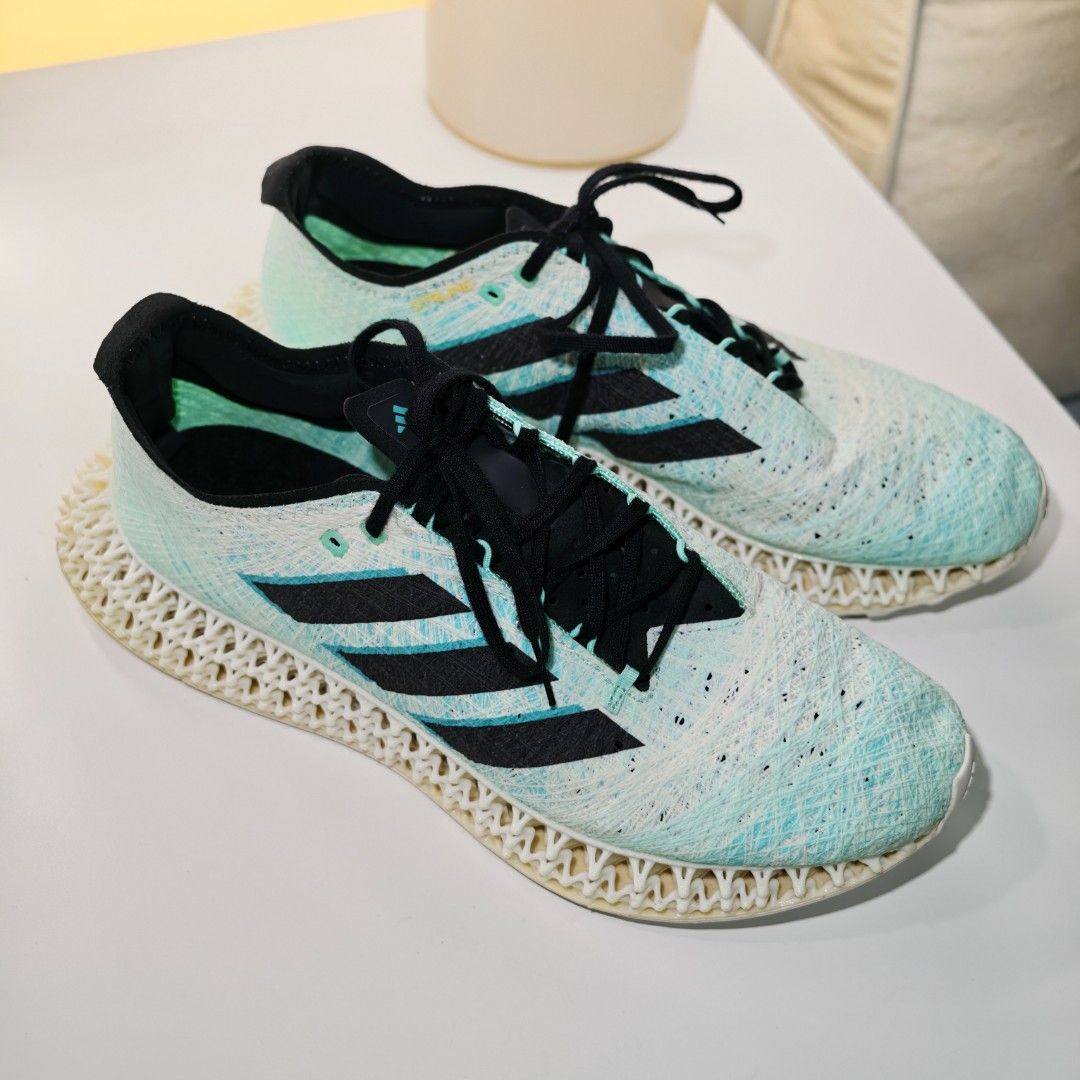 Adidas 4DFWD x Strung in Pulse Mint / Core Black / Spark (Category: Sneakers) located in Caloocan City. Submitted by alycho (Listing ID 1468136965, Image 1). Description: Selling for my dad 🧔🏻 Note: Not a buy-and-sell shop! All items were bought for personal use. 🤍 RFS: Love trying out lotsss of shoes 😅👟 📍 Pick-up: Edsa Caloocan (payment first before ship out) 📍 Meet-up: Cloverleaf, Trinoma, Vertis North, and nearby areas 📍 Delivery: We c