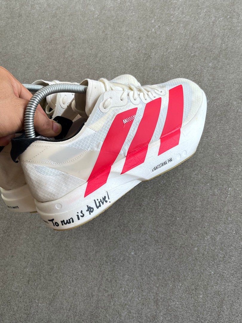 Adidas Adizero Adios Pro 4 (Category: Casual Shoes) located in Butuan. Submitted by jacobfrost (Listing ID 1468067471, Image 3). Description: Size 7 us mens 40 eur 25 cm Excellent condition minor sign of usage only .