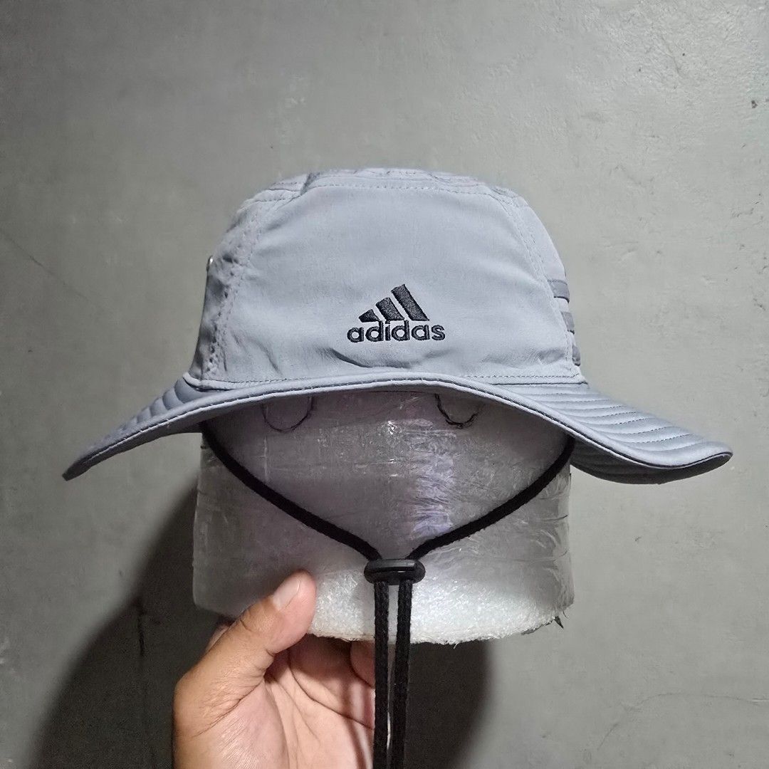 Adidas Aeroready Buckethat (Category: Caps & Hats) located in Quezon City. Submitted by SuotKalyeManila (Listing ID 1468078708, Image 2). Description: Manage your expectations ukay ukay caps po ito at hindi po brand new pero minsan mga flaws pero wearable naman ang presyo po ay depende sa kondisyon ng cap Condition: Excellent Size: One Size Fits All Color Rate: 9.5/10 No Issue Laba na po and ready to wear pm for details .