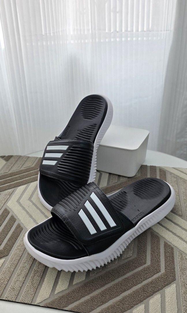 Adidas Alphabounce Slides (Category: Slippers & Slides) located in Malabon City. Submitted by j.a.rubio (Listing ID 1468169169, Image 1). Description: Adidas Alphabounce Slides size 8US Mens original price Php2,800 used twice only, with box rfs. not using it anymore.