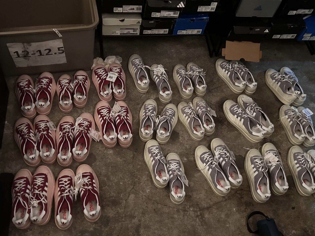 Adidas campus 80s cali dewitt (Category: Sneakers) located in Quezon City. Submitted by tempestdouble (Listing ID 1468255518, Image 1). Description: For sale adidas campus 80s cali dewitt All brand new, no box All authentic Paubos sale White gray 6.5 - 2 8 - 2 9 - 2 10 - 2 11 - 1 12 - 2 Pink 6 - 1 8 - 1 9 - 3 10 - 4 10.5 - 1.