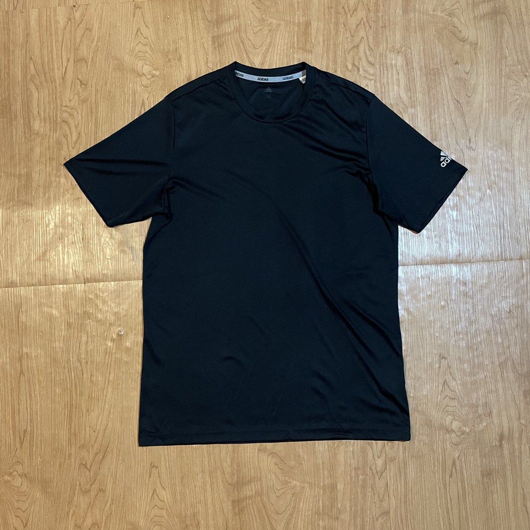 Adidas clima tech tee (Category: Activewear) located in Bacolod City. Submitted by maxpeynthrift (Listing ID 1468118997, Image 1). Description: Size XXL W 22 L 30 Excellent condition No issue Drifit Actual dimes last picture Good for running , pickleball, gym wear .