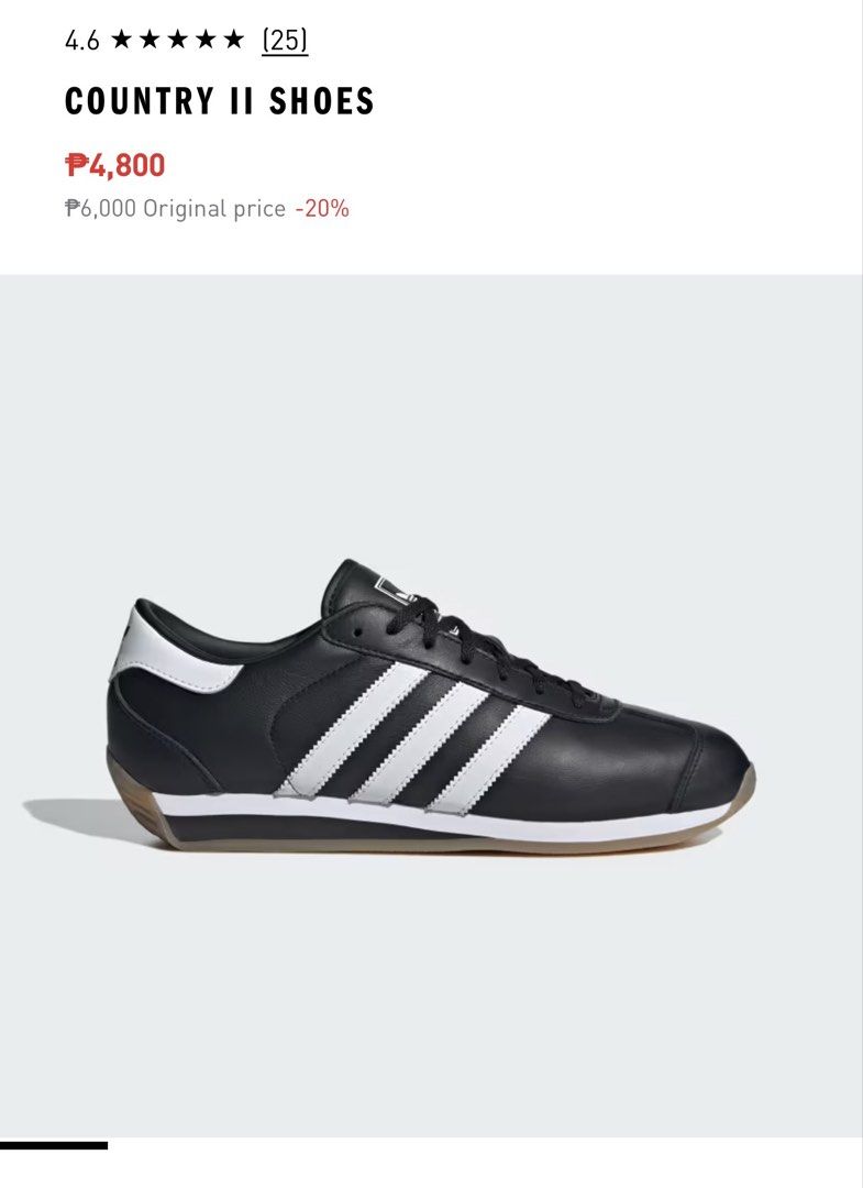 Adidas Country II (Category: Casual Shoes) located in Makati City. Submitted by rare.vincent (Listing ID 1468193232, Image 1). Description: .
