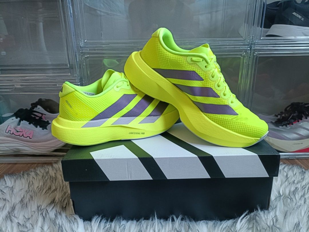 Adidas Evo SL Womens Solar Yellow (Category: Sneakers) located in Navotas City. Submitted by irwin.deocampo (Listing ID 1468106535, Image 2). Description: ‼️RUSH SALE‼️ 👟Adidas Evo SL Womens Solar Yellow Condition: 10/10 (twice lng nagamit) Size: 6us 37.5euro 230cm Price: 6500 + Shipping Fee (NEGOTIABLE) DM FOR MORE INFO📩.