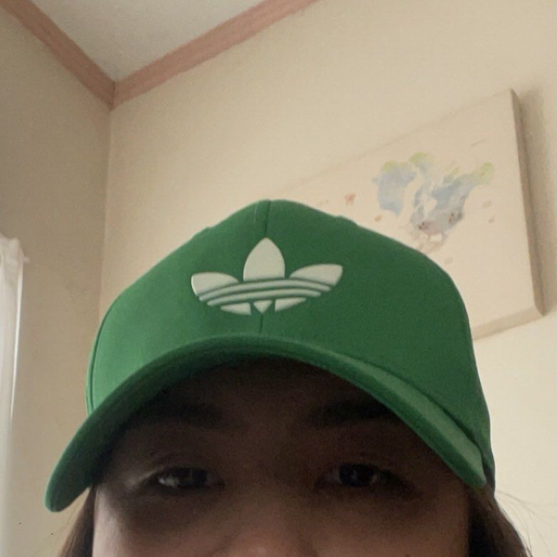 Adidas Green Beacon Cap (Category: Caps & Hats) located in Las Pinas. Submitted by francesca.finds (Listing ID 1468138734, Image 3). Description: - LAST PRICE - see 3rd photo for when worn.