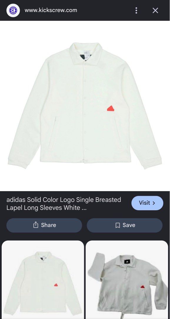Adidas jacket (Category: Coats, Jackets and Outerwear) located in Manila. Submitted by loreenajoc (Listing ID 1468218678, Image 3). Description: Adidas jacket Excellent condition Small on tag No issue Need wash.