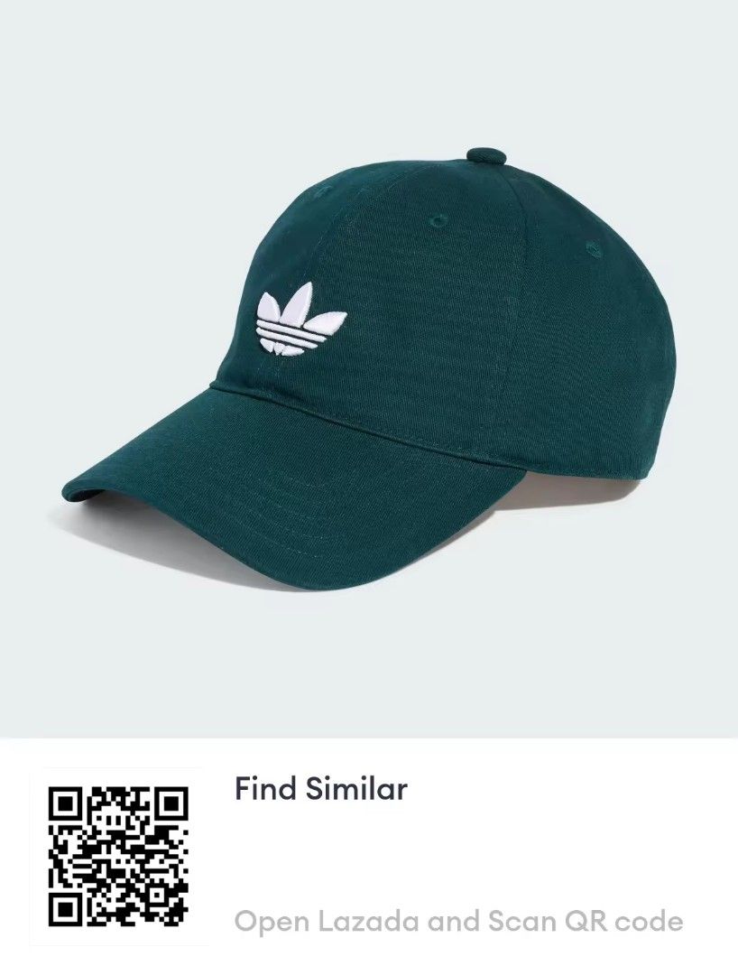 Adidas Lifestyle Adicolor Baseball Cap (Category: Caps & Hats) located in Quezon City. Submitted by y3thriftshop (Listing ID 1468112546, Image 1). Description: Tag: Adidas Lifestyle Adicolor Baseball Cap Color : Green Size : OSFM Condition : Brandnew with Tag Color Rate : 10/10 Price : P900.00 Issue : None RFS : Buy and Sell Additional Information : Embroided Logo Please read: - Color may vary due to lighting - Check dimension indicated for accur