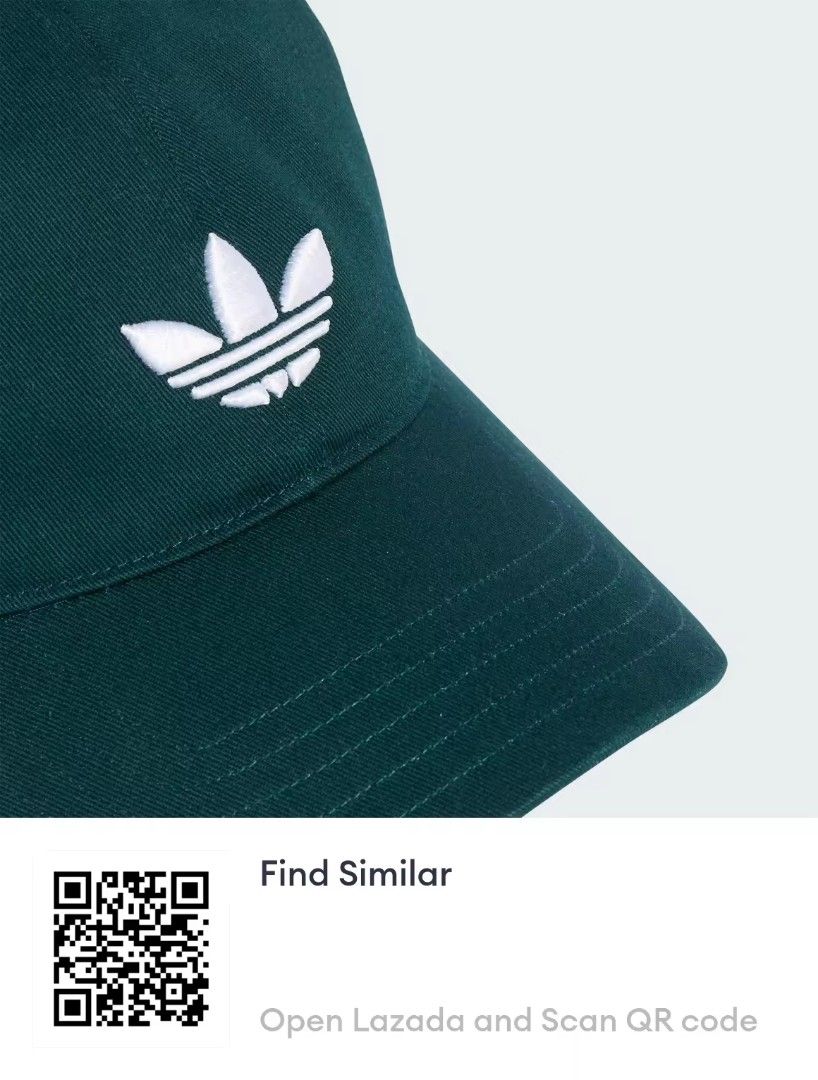 Adidas Lifestyle Adicolor Baseball Cap (Category: Caps & Hats) located in Quezon City. Submitted by y3thriftshop (Listing ID 1468112546, Image 3). Description: Tag: Adidas Lifestyle Adicolor Baseball Cap Color : Green Size : OSFM Condition : Brandnew with Tag Color Rate : 10/10 Price : P900.00 Issue : None RFS : Buy and Sell Additional Information : Embroided Logo Please read: - Color may vary due to lighting - Check dimension indicated for accur