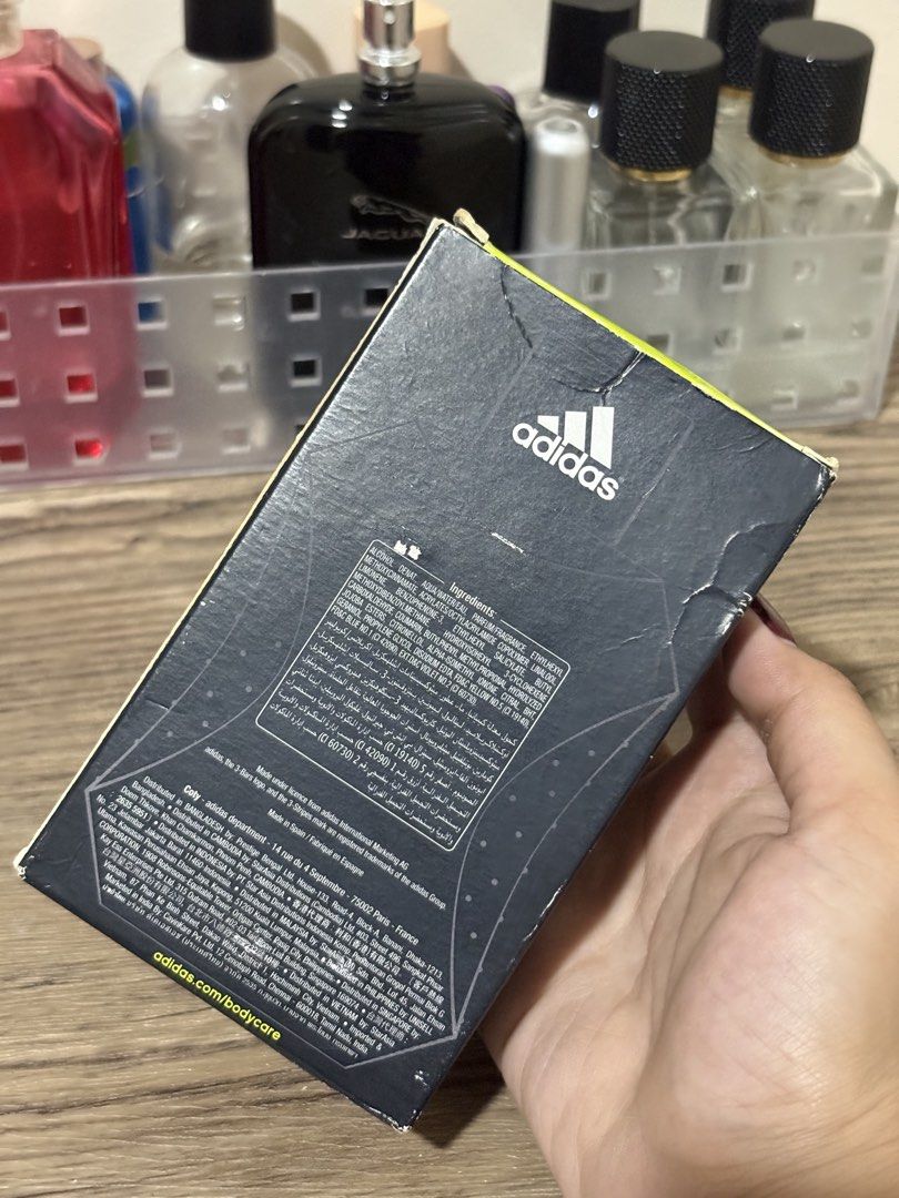 Adidas Pure Game (Men) (Category: Fragrance & Deodorants) located in Legazpi City. Submitted by dauthenticlooters (Listing ID 1468182095, Image 2). Description: Eau de Toilette Bottle size: Likely Almost full 90/100 mL Original Price: Around ₱795.