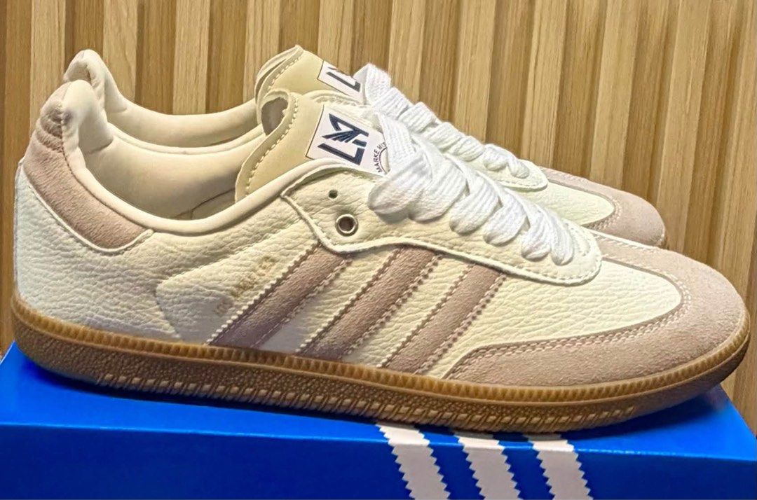 Adidas Samba LAFC (Category: Sneakers) located in Manila. Submitted by YSABELLE_MARGARETTE (Listing ID 1468062093, Image 1). Description: size 41-45 available (men size) J&T nationwide or Lalamove around Manila PAYMENT FIRST THRU GOTYME BANK.