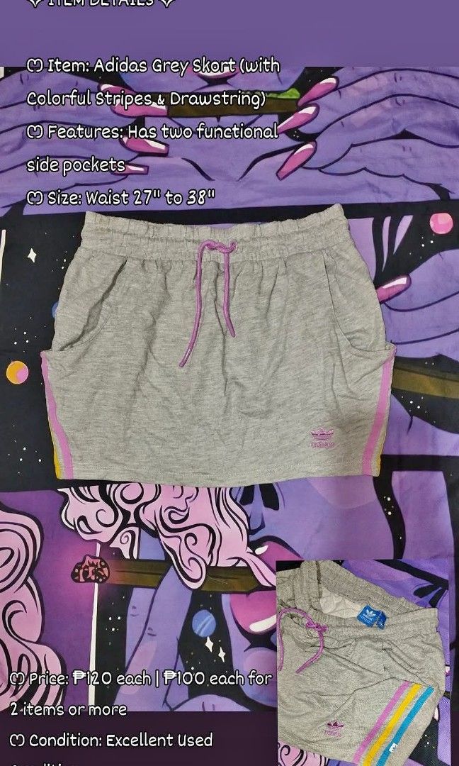 Adidas skirt (Category: Skirts) located in Solano. Submitted by ashamegumi (Listing ID 1468269818, Image 1). Description: Shipping via J&T.