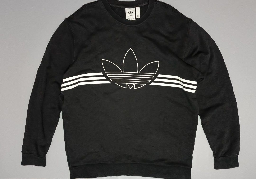 Adidas Sweatshirt Big Logo (Category: Coats, Jackets and Outerwear) located in Pasig City. Submitted by lemuel29 (Listing ID 1468269113, Image 3). Description: Adidas Big Logo Sweatshirt Size: XL MOD: Lalamove or J&T Pm for more info!.