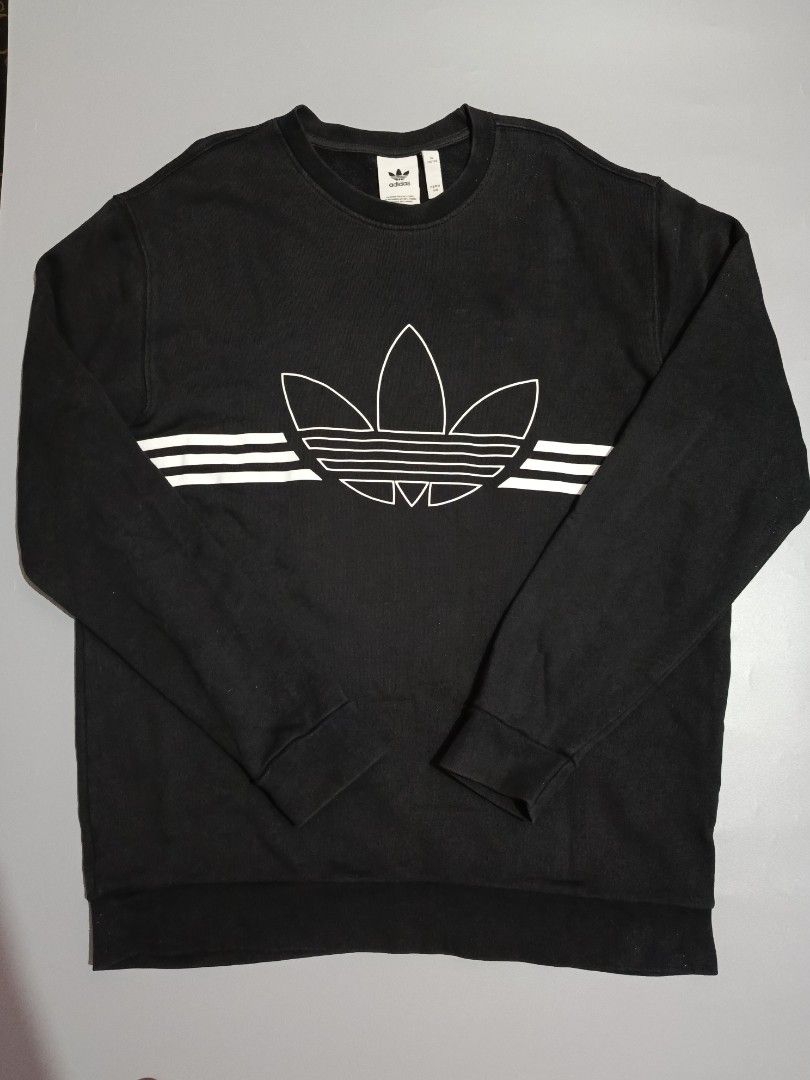Adidas Sweatshirt Big Logo (Category: Coats, Jackets and Outerwear) located in Pasig City. Submitted by lemuel29 (Listing ID 1468269113, Image 1). Description: Adidas Big Logo Sweatshirt Size: XL MOD: Lalamove or J&T Pm for more info!.
