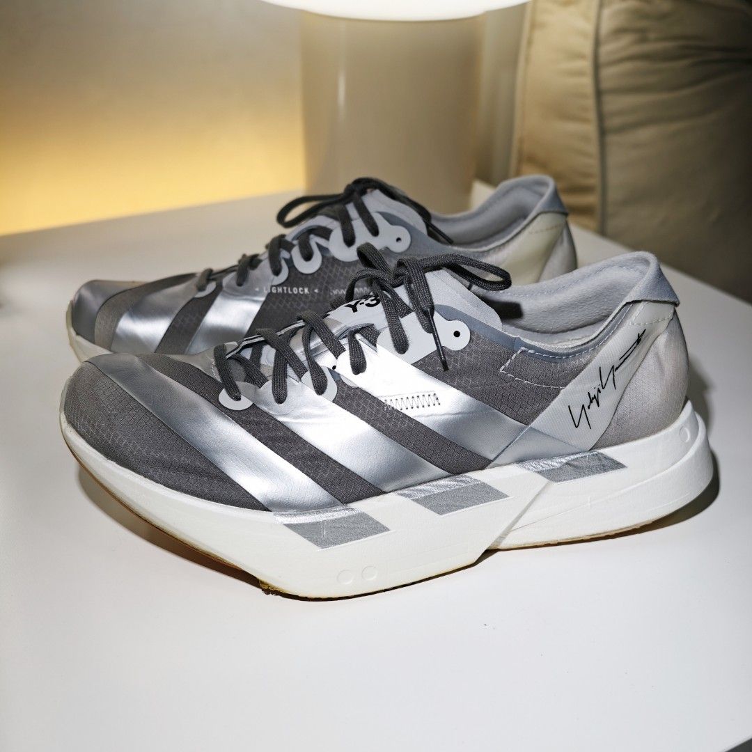 Adidas Y-3 Adios Pro 4 in Chalk White / Silver Metallic / Light Solid Grey (Category: Sneakers) located in Caloocan City. Submitted by alycho (Listing ID 1468140181, Image 3). Description: Note: Not a buy-and-sell shop! All items were bought for personal use. 🤍 RFS: Love trying out lotsss of shoes 😅👟 📍 Pick-up: Edsa Caloocan (payment first before ship out) 📍 Meet-up: Cloverleaf, Trinoma, Vertis North, and nearby areas 📍 Delivery: We can per
