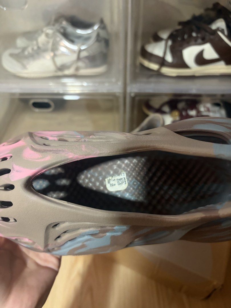 Adidas Yeezy Foam RNR MX Cinder (Category: Sneakers) located in Mabalacat. Submitted by leyxzz_declutter (Listing ID 1468100992, Image 3). Description: Adidas Yeezy Foam RNR - MX Cinder (Unique marbled blend of brown, pink, and light blue) - Size 37, Uk 5, 23cm - Authenticity is not guaranteed since this was just given to me as a gift. Please do your own self-authentication before purchasing - one time used only RFS: Decluttering Slightly Negotia