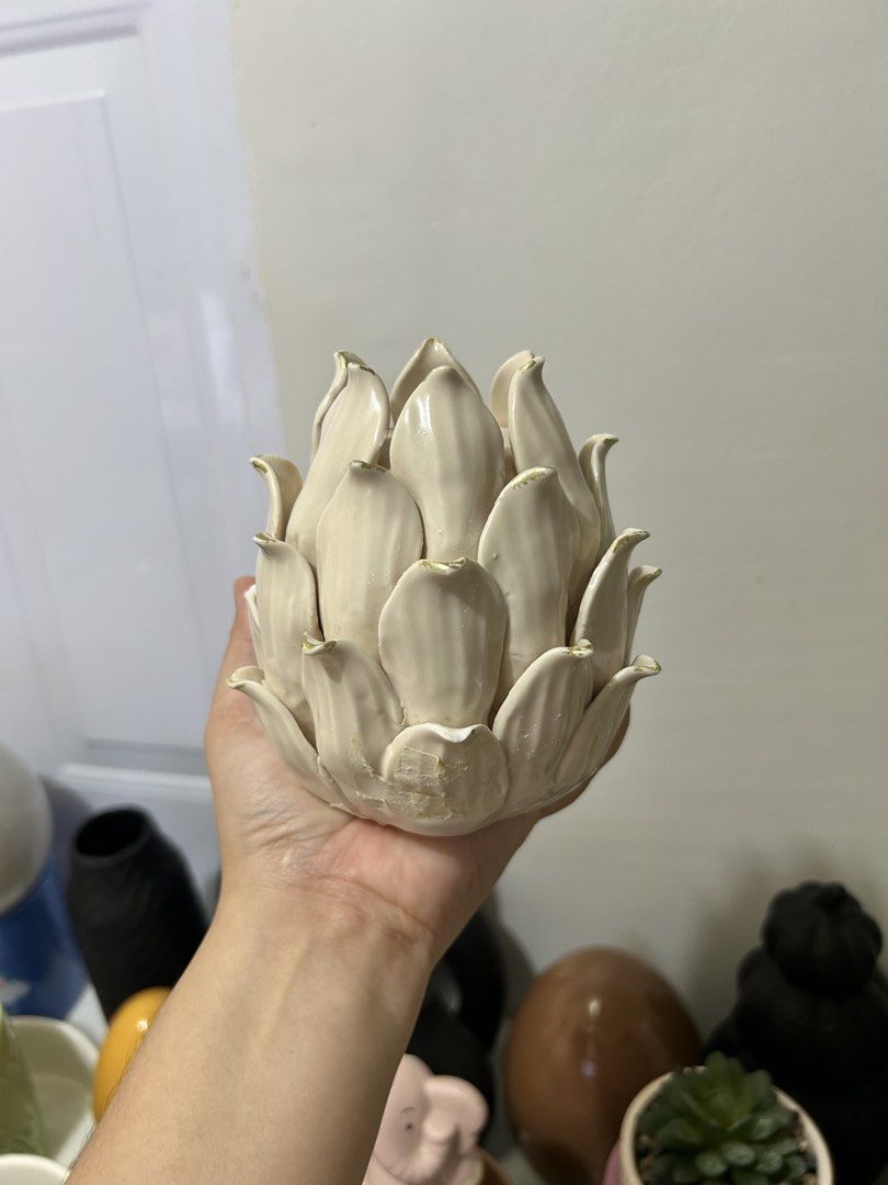 Aesthetic Ceramic Dragonfruit Display (Category: Other Home Decor) located in Manila. Submitted by alddyyy (Listing ID 1468099593, Image 1). Description: Selling this beautiful piece! With small dent :).