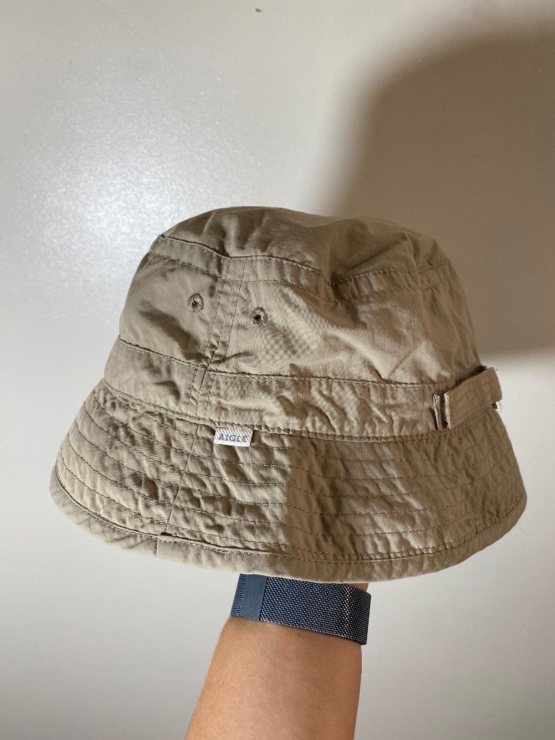 Aigle Bucket Hat Packable (Category: Caps & Hats) located in Abucay. Submitted by jamesnike21 (Listing ID 1468196170, Image 1). Description: 📌Aigle Bucket Hat 📌very good condition 📌size med-large frame 📌Slightly wrinkled due to storage 👍 📌The color of the product may differ from actual color depending on the type, condition of the display, surrounding light and other factors. 👍 📌For negotiations, send offer 👍 Kindly check my listing for 