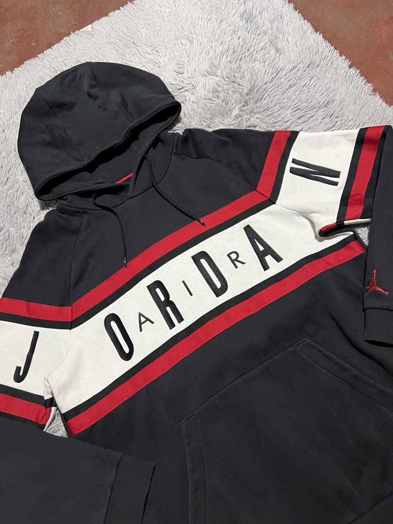 Air jordan hoodie (Category: Coats, Jackets and Outerwear) located in Manila. Submitted by loreenajoc (Listing ID 1468216440, Image 3). Description: Air jordan hoodie Excellent condition Xxl on tag No issue Color rate 9.8/10.