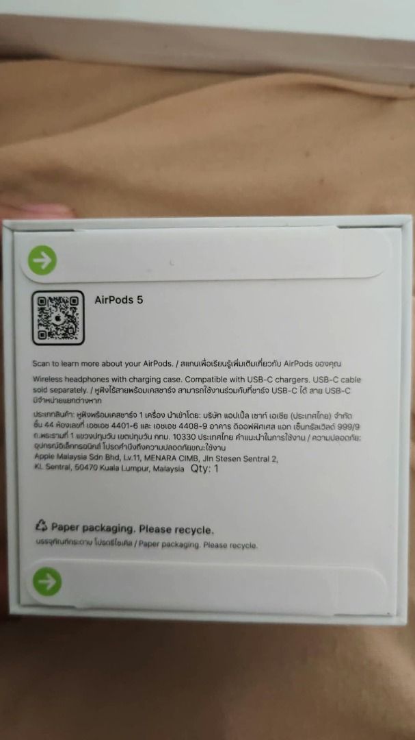 Airpods 5 and Plaud pin (Category: Other Audio Equipment) located in Caloocan City. Submitted by daryllhall09 (Listing ID 1468280552, Image 2). Description: .