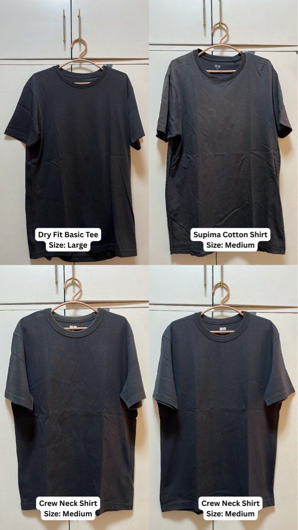 ALL UNIQLO ITEMS MEN'S SHIRTS (Category: Tshirts & Polo Shirts ) located in San Fernando. Submitted by krncarts0421546 (Listing ID 1468078853, Image 3). Description: RFS: DECLUTTERRING ALL MUST GO! TAKE ALL FOR 4,200! (22 PIECES) 200 EACH SMALL TO MEDIUM (SEE PICS FOR INDIVIDUAL SIZES).
