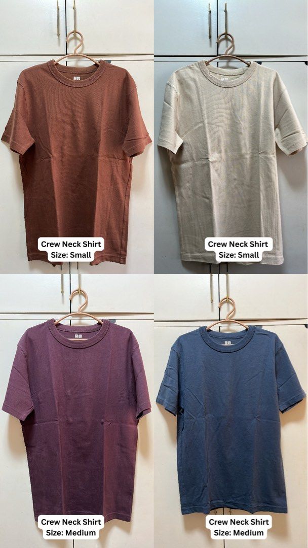 ALL UNIQLO ITEMS MEN'S SHIRTS (Category: Tshirts & Polo Shirts ) located in San Fernando. Submitted by krncarts0421546 (Listing ID 1468078853, Image 2). Description: RFS: DECLUTTERRING ALL MUST GO! TAKE ALL FOR 4,200! (22 PIECES) 200 EACH SMALL TO MEDIUM (SEE PICS FOR INDIVIDUAL SIZES).