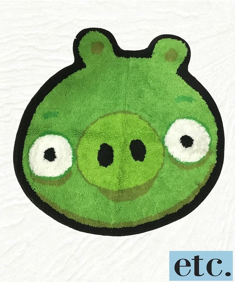 Angry Birds Black Bird Character Bath Rug (Category: Carpets, Mats & Flooring) located in Manila. Submitted by zestawang (Listing ID 1468224344, Image 2). Description: - Official Angry Birds Black Bird character rug - Fun round shape with vibrant colors and soft tufted texture - Features the iconic grumpy face, orange eyebrows, beak, and grey belly - Clean edges all around - Great accent piece for bedrooms or game rooms.