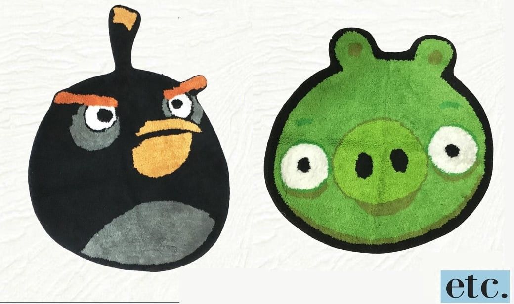 Angry Birds Black Bird Character Bath Rug (Category: Carpets, Mats & Flooring) located in Manila. Submitted by zestawang (Listing ID 1468224344, Image 3). Description: - Official Angry Birds Black Bird character rug - Fun round shape with vibrant colors and soft tufted texture - Features the iconic grumpy face, orange eyebrows, beak, and grey belly - Clean edges all around - Great accent piece for bedrooms or game rooms.