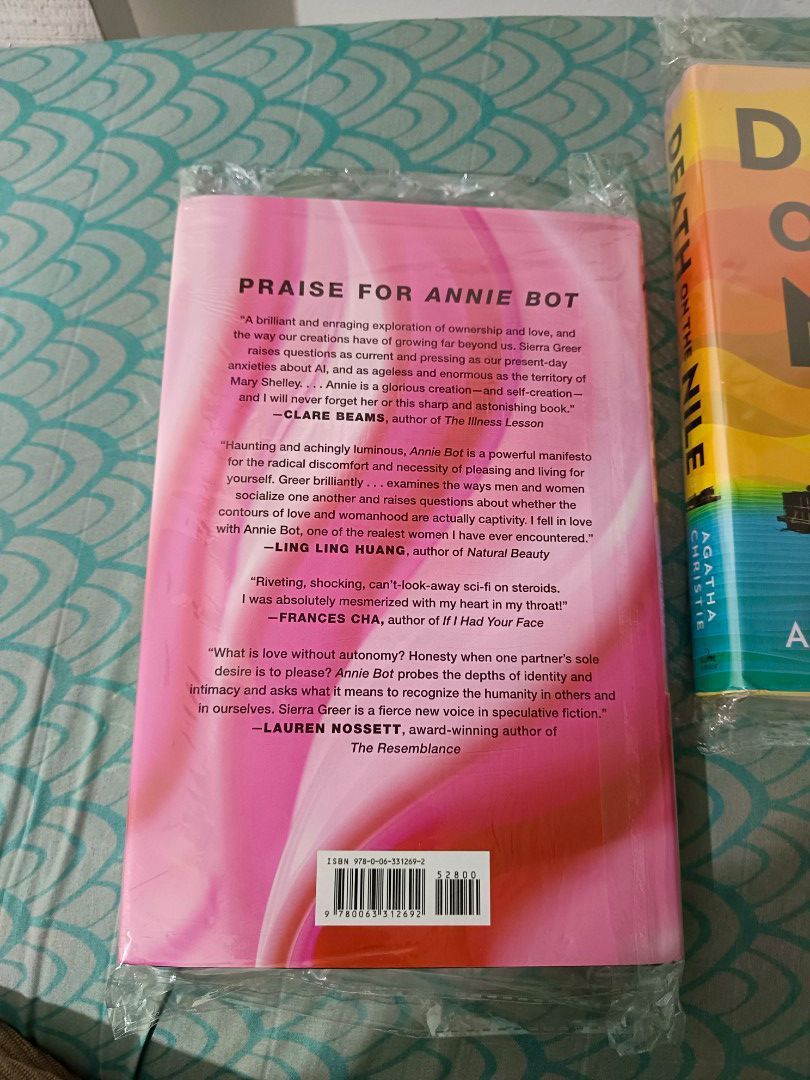 Annie Bot by Sierra Greer Novel (Category: Storybooks) located in Taguig. Submitted by joeeey23 (Listing ID 1468178987, Image 2). Description: Annie Bot by Sierra Greer. Hardcover novel exploring artificial intelligence, relationships, and humanity. Still wrapped in the original plastic seal. Unopened and unread. Great addition to any contemporary fiction bookshelf..