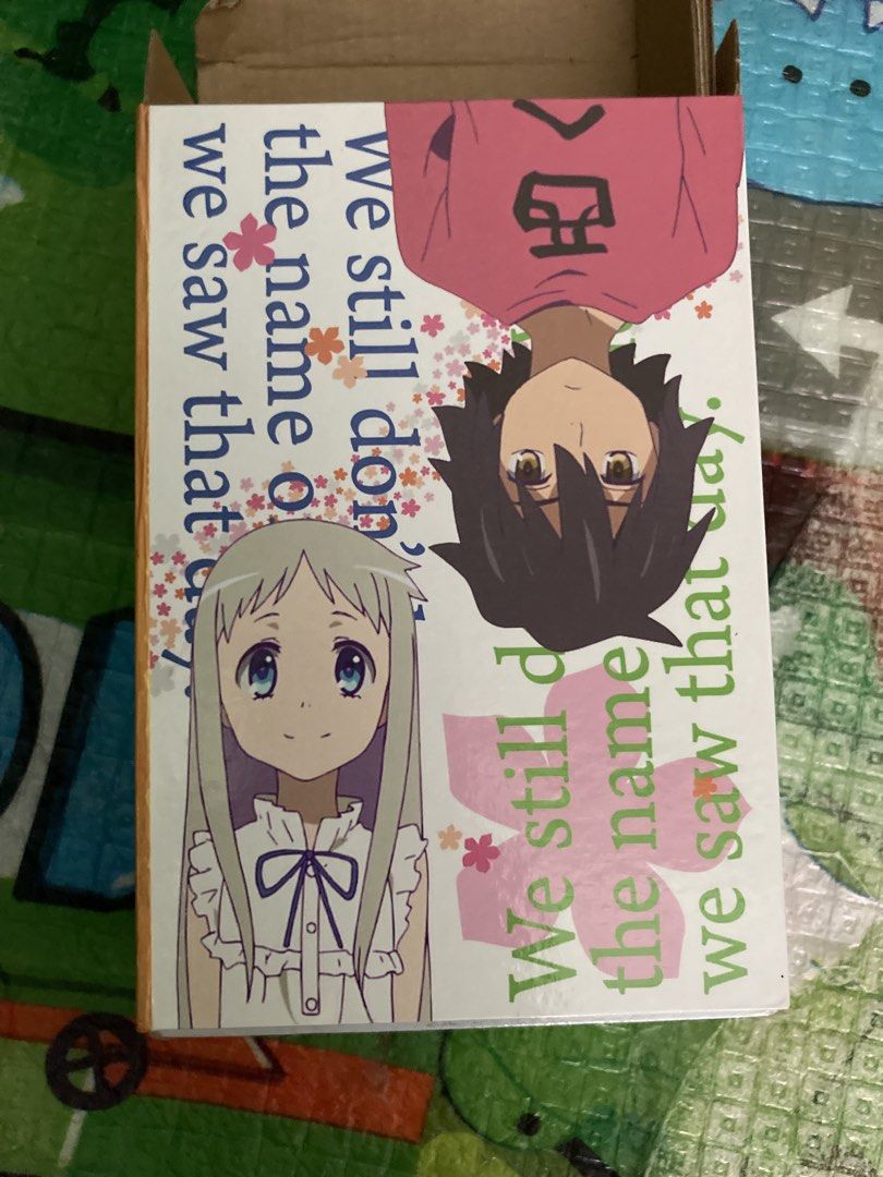 Anohana Book Type Music Box (Category: Other Merchandise) located in Manila. Submitted by findzy (Listing ID 1468200541, Image 3). Description: ✨ RARE FIND ✨ Anohana The Flower We Saw That Day Aoi Shiori Book Type Music Box - Official Taito Japan / Anohana Project / Aniplex - PRIZE ONLY item - rare! - Working music, 15 sec loop - With box, complete - Bought Japan surplus -Box with minor flaws due to storage , item itself working and in good condi