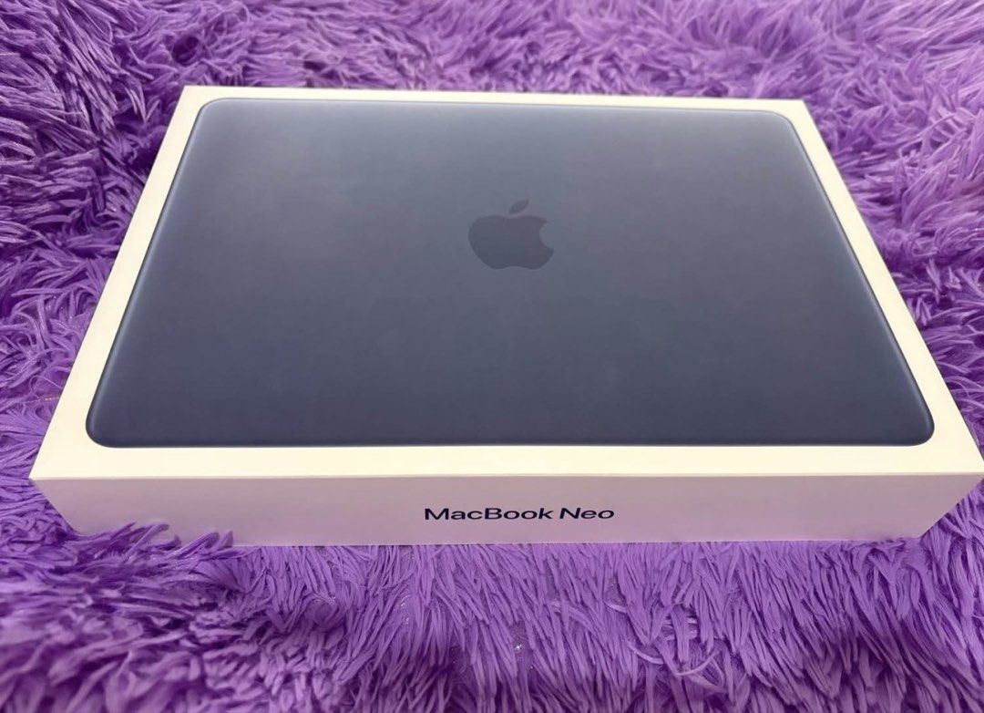 Apple MacBook Neo (Category: Laptops & Notebooks) located in Manila. Submitted by mimarias (Listing ID 1468082831, Image 1). Description: Brand new sealed Macbook Neo Indigo 256 GB - Item: Apple MacBook Neo retail box (Dark Blue) - Condition: Brand new, unopened - Reason for selling: Received as a gift, but already own another laptop .
