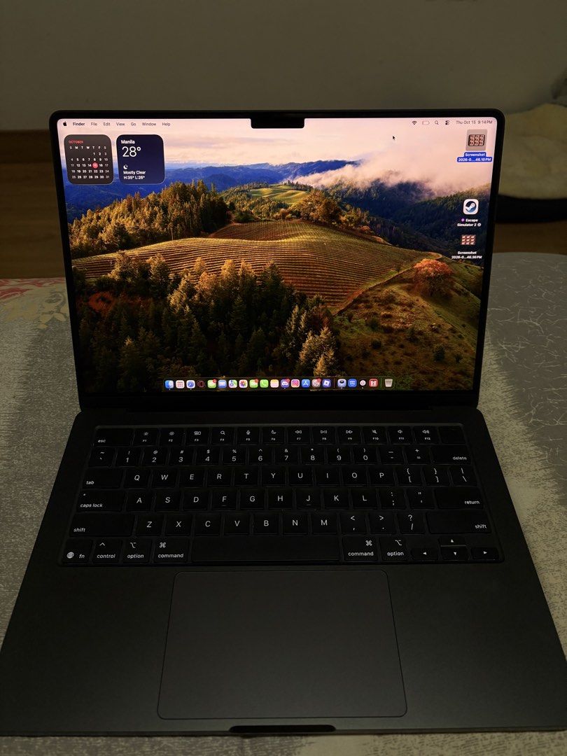 Apple MacBook Pro 14-inch M5 16GB (Category: Laptops & Notebooks) located in Cavite. Submitted by Lexa_77 (Listing ID 1468203644, Image 1). Description: Price negotiable Bought 4 months ago - Model: MacBook Pro 14-inch - Color: Space Black - Processor: Apple M5 chip - Memory: 16GB RAM - Battery Health: 100% maximum capacity (Normal condition) - OS: macOS Tahoe - Condition: Flawless display and keyboard setup, fully operational.