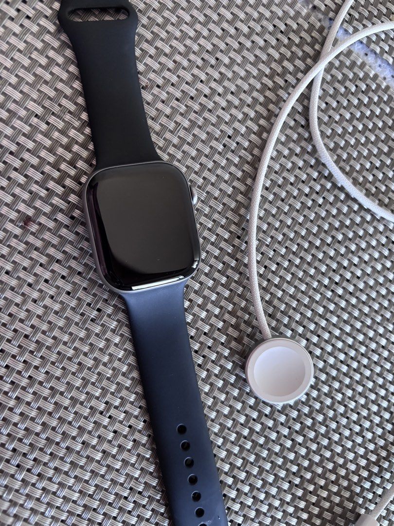 Apple Watch Series 11 46mm (Space Grey) (Category: Luxury Watches) located in Caloocan City. Submitted by alyssamariedelrosario (Listing ID 1468089953, Image 1). Description: Apple Watch Series 11 46mm Space Grey Selling my Apple Watch Series 11, 46mm, Space Grey. Purchased in August 2026. * Model: Apple Watch Series 11 * Size: 46mm * Color: Space Grey * Purchase date: August 2026 * Condition: [good as new] * Inclusions: [charger chord.] RFS: Nee