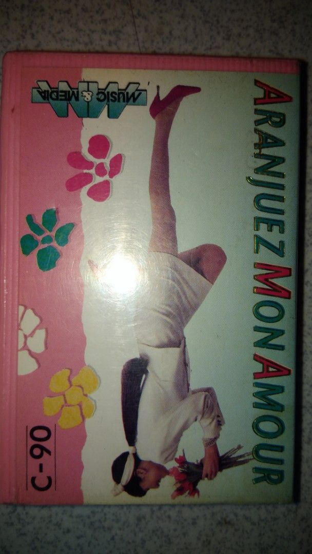Aranjuez Mon Amour Cassette Tape (Category: CDs & DVDs) located in Makati City. Submitted by julz2026 (Listing ID 1468154459, Image 1). Description: -Price is fixed - With inlay and transparent casing - Very good condition.