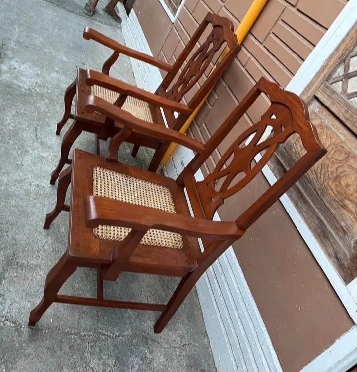 Arm chairs kabisera /office chairs ❤ (Category: Chairs) located in Manila. Submitted by carmelites36250 (Listing ID 1468218170, Image 3). Description: #forsale #Narrafurniture Pair Of Arm Chairs Beautiful Piece ❤❤ Solid narra wood ❤🎯❤ Fully Restored/Fully Refurbish Varnish ✅ Pick up / Delivery 🚚✅🚚✅🚚 Pm me ☎☎☎☎ Price-15, 000 for Pair ✅✅✅.