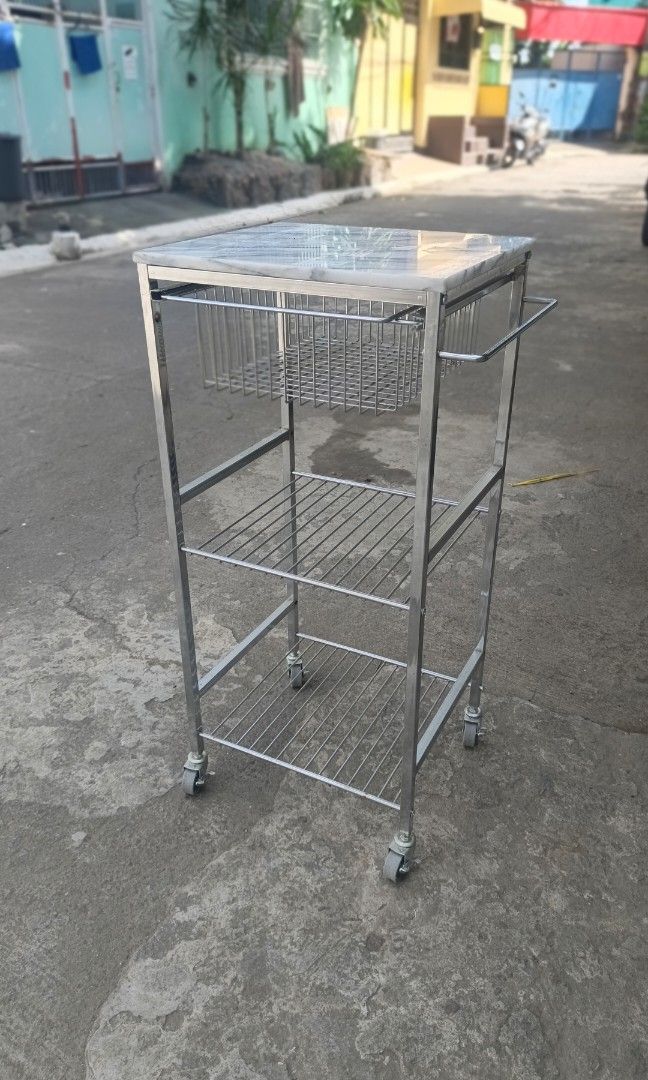 Asplund Marble Top Trolley (Category: Food Organization & Storage) located in Santa Rosa. Submitted by tonyhawk0592 (Listing ID 1468145668, Image 3). Description: .