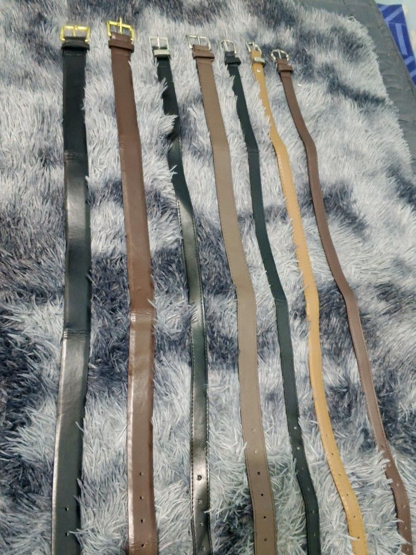assorted belt new (Category: Belts) located in Magalang. Submitted by trendz67271 (Listing ID 1468160556, Image 1). Description: brand new bought from abroad 100 pesos each.