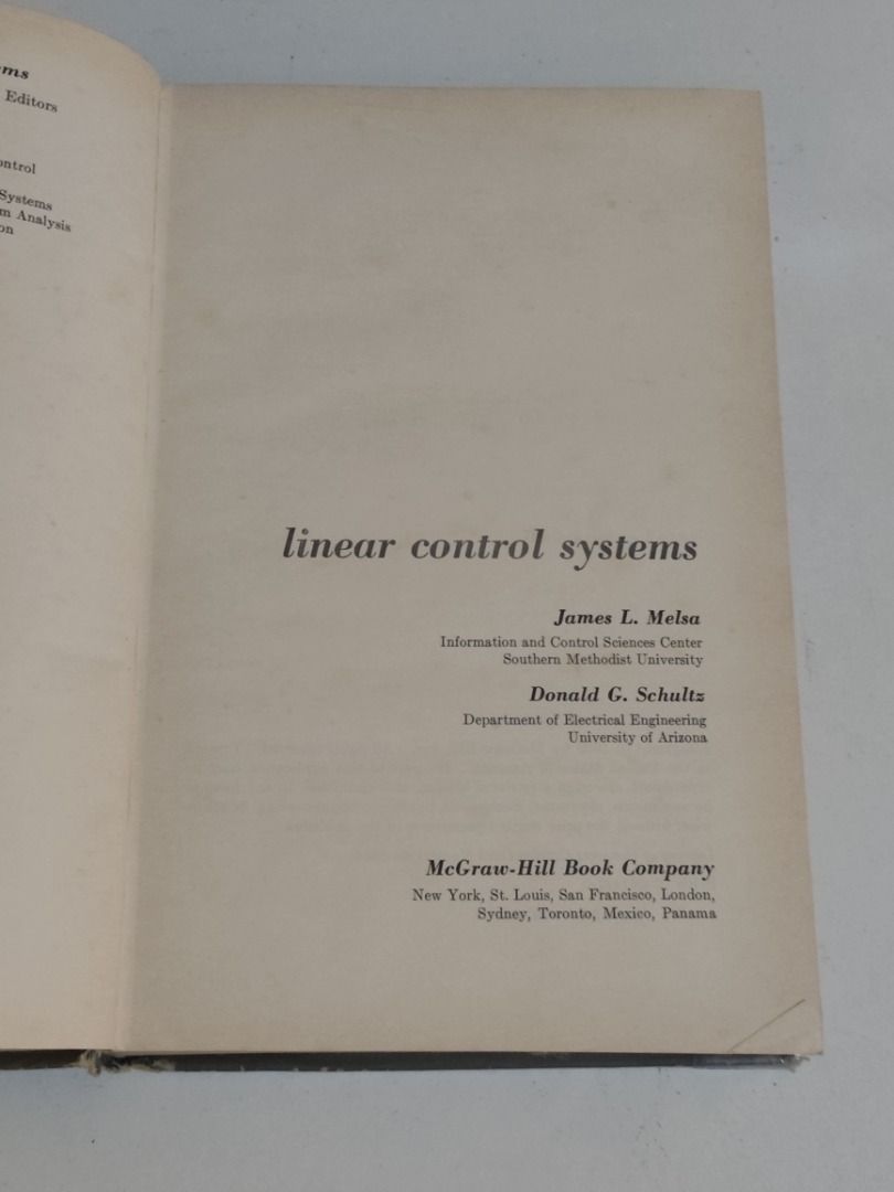 Assorted Engineering Book Set B (Category: Textbooks) located in Manila. Submitted by hector_does_go_rug (Listing ID 1468109648, Image 3). Description: 📚 Engineering & Technical Books Set B Practical Electrical Wiring — Richter & Schwan, 13th Edition — ₱200 Linear Control Systems — James L. Melsa & Donald G. Schultz — ₱250 The Applications of Chemical Engineering — Edited by Harry McCormack, 6th Printing — ₱250 Analytical Mechanics — Fowles & Ca