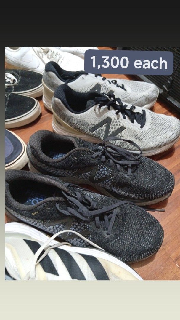 Assorted Sneakers Multiple Brands and Sizes (Category: Everything Else Others) located in Manila. Submitted by bizzxye (Listing ID 1468240949, Image 3). Description: Clearing out some sneakers. Multiple brands, styles, and sizes available including Adidas, Nike, Vans, and New Balance. Sizes range from 11.5 up to 14. Priced individually at 1,300 each. Send a message to check remaining stock and sizes..
