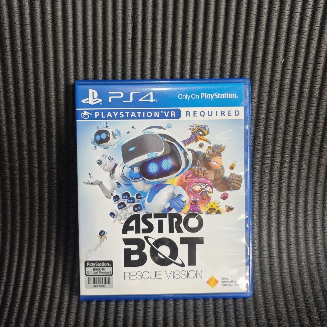 Astrobot Rescue Mission PS4 VR Game (R1) (Category: PlayStation) located in Quezon City. Submitted by shopme_gadget30 (Listing ID 1468122388, Image 1). Description: kindly read the details first for sale fixed price good condition tested and working with Case and disc game compatible to ps4 VR R1 Region qc area meet up: sm north shipping fee must shoulder by the buyer via lalamove or grab payment: bdo/gcash happy gaming everyone.