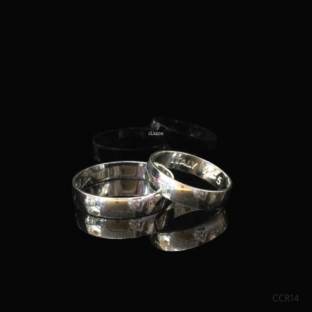 Authentic 92.5 Sterling Silver Couple Plain Style Ring/ Wedding Ring (Category: Rings) located in Manila. Submitted by pulzerasjewelry (Listing ID 1468156695, Image 1). Description: 100% Authentic 925 Silver Authentic Sterling Silver made in Italy ✔️Authentic 92.5 Sterling Silver ✔️Authentic Silver ✔️Zirconian Stone ✔️Made in Italy •Same day delivery for Metro Manila via Lalamove/Grab🛵 •LBC Shipment for Provinces area •Tiktok Checkout option •Sh