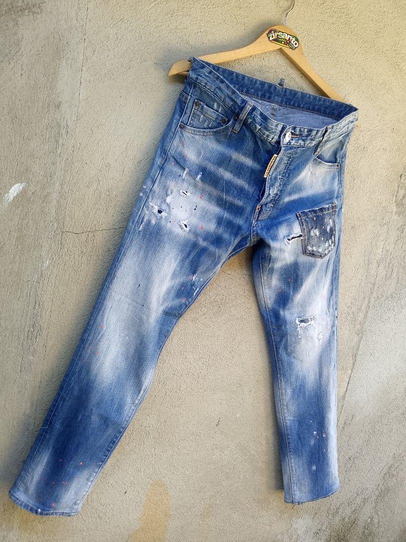 AUTHENTIC! " DSQAURED² (Rave On) MEN " (Category: Luxury Apparel) located in Manila. Submitted by azaiahnere02 (Listing ID 1468233929, Image 3). Description: details are in first photo ‎measurements through tape measure ‎pm/dm for other details,issues or transactions ‎negotiable! 👊😁.