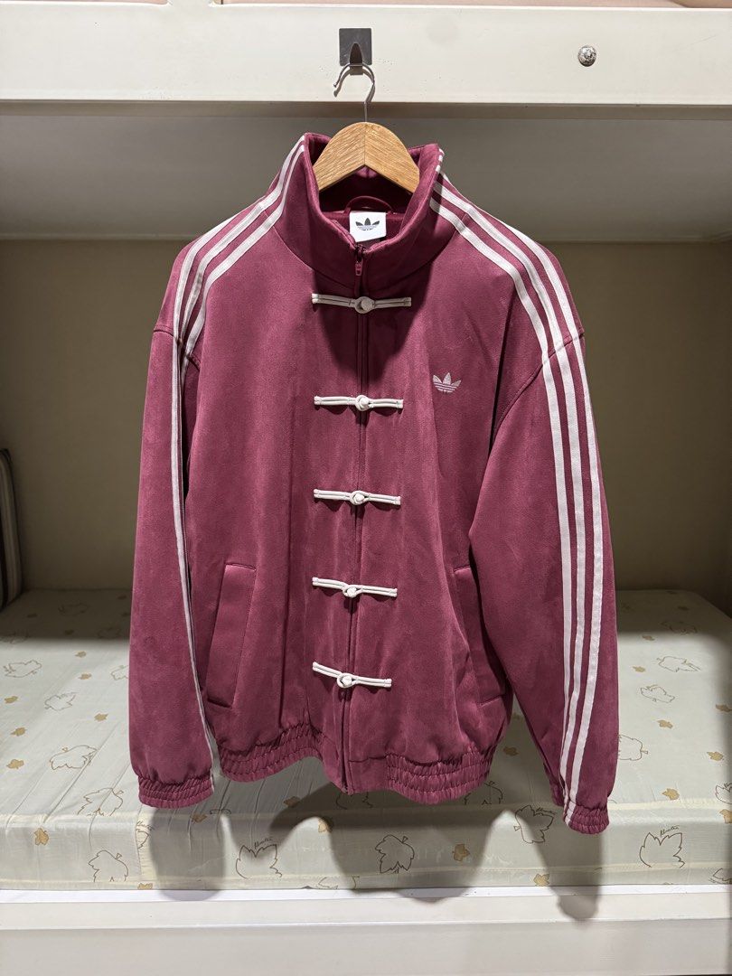 AUTHENTIC ADIDAS X CYN TRACK JACKET (Category: Coats, Jackets and Outerwear) located in Taytay. Submitted by giggle.clutz (Listing ID 1468211947, Image 1). Description: Material: Velvet (thick fabric) Size: W23xL28 Bought in Hong Kong on December 2025 Location: Benilde Taft 📍 .