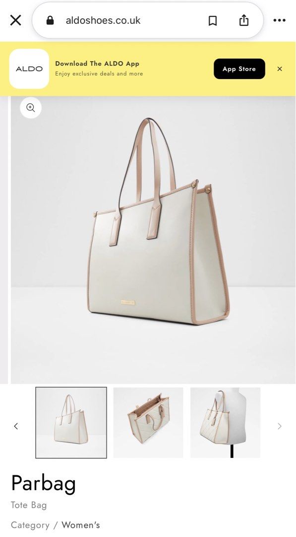 AUTHENTIC ALDO PARBAG TOTE (Category: Tote Bags) located in Polomolok. Submitted by safethrift2.0 (Listing ID 1468083030, Image 2). Description: AUTHENTIC ALDO PARBAG TOTE WELL USED ISSUE LAST PICS COMPLETE TAGS 9|10 COLOR RATE 12x13”.