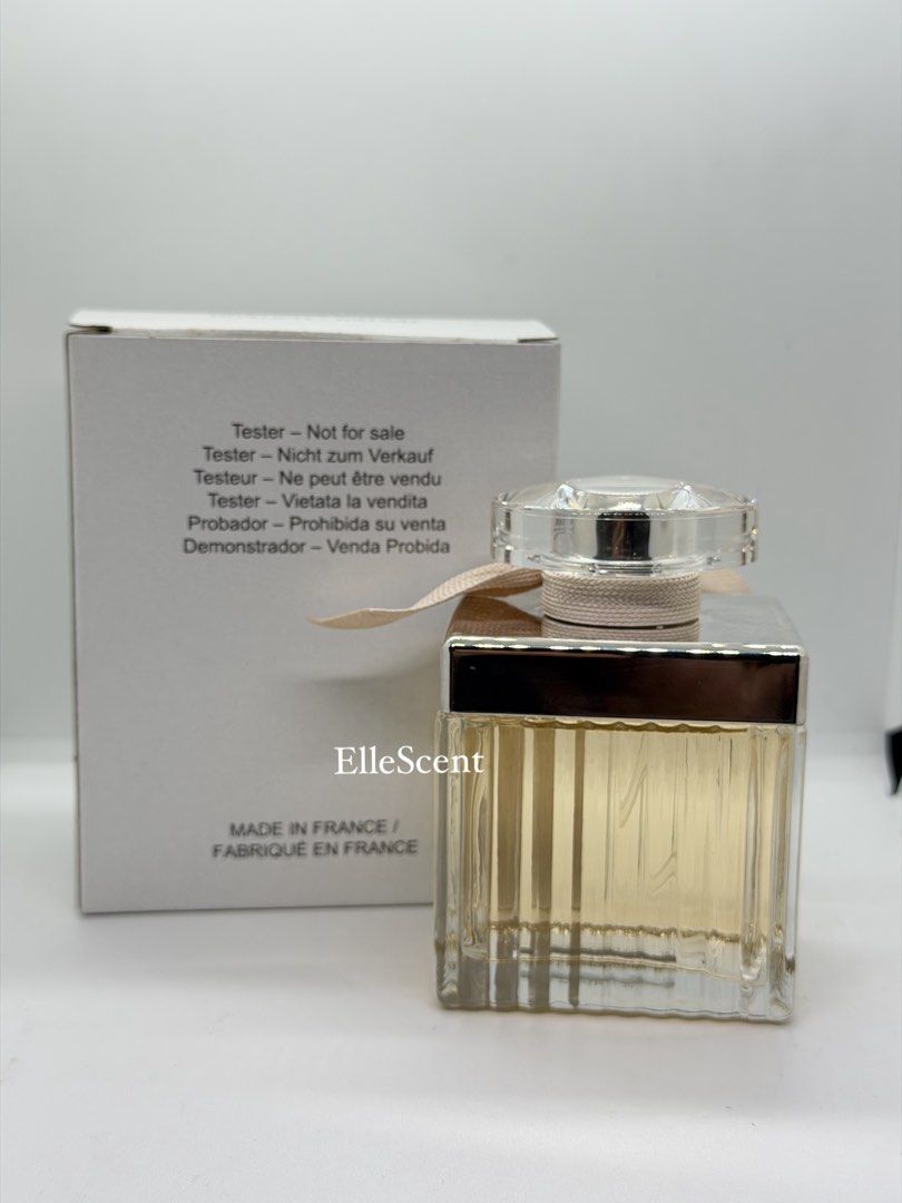 Authentic Chloe Signature EDP 75ml Tester (Category: Fragrance & Deodorants) located in Mandaluyong City. Submitted by elle_scent (Listing ID 1468159384, Image 2). Description: Elegant • Feminine • Timeless Authentic Chloé Signature EDP in a 75ml tester bottle with box. A beautiful, sophisticated floral fragrance perfect for women who love smelling fresh, clean, feminine, and classy. 🌹 🌷 Fragrance Notes: • Top Notes: Peony, freesia, lychee • He