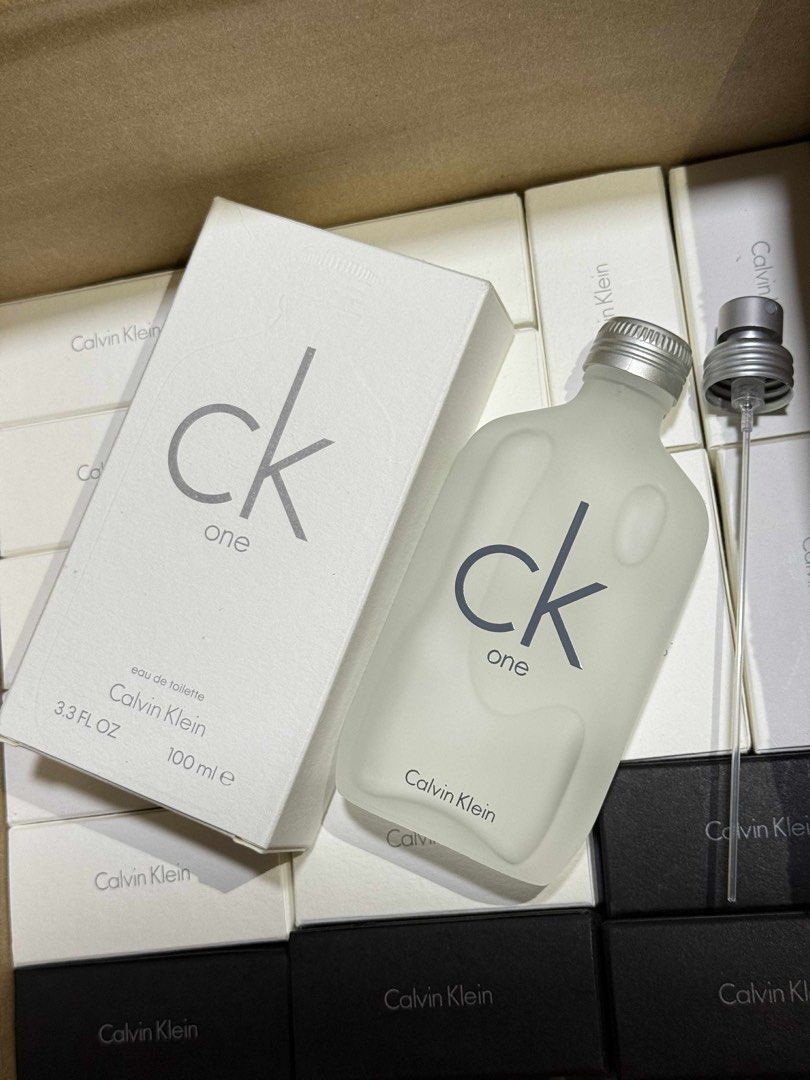 Authentic CK One 100ml EDT (Category: Fragrance & Deodorants) located in Imus. Submitted by camofproject.647 (Listing ID 1468068877, Image 1). Description: Authentic - paluging price lang. No issues at all. Perfect for gifting kasi no issues even the box itself. Super lugi na po ako here so no tawad na po. Located in Imus City, Cavite. Lalamove-ready! We can also ship via J&T..