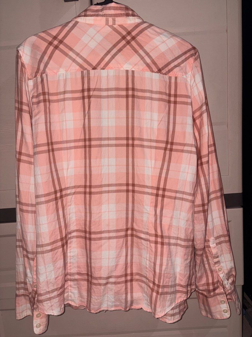 93. AUTHENTIC j.crew Long-Sleeve Plaid Button-Down Shirt (Category: Longsleeves) located in Manila. Submitted by athenabrave (Listing ID 1468227537, Image 2). Description: Selling this classic J.Crew button-down shirt in a beautiful pink, white, and brown plaid colorway. Made from 100% soft, breathable premium cotton. Cut in J.Crew’s signature “Perfect Fit” style, which gives it a beautifully tailored, flattering silhouette without being overly b