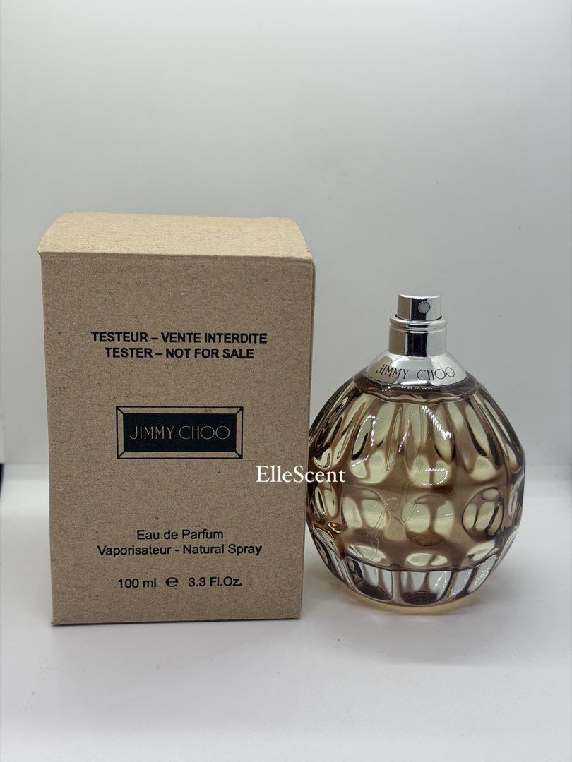 Authentic Jimmy Choo Eau De Parfum Tester (Category: Fragrance & Deodorants) located in Mandaluyong City. Submitted by elle_scent (Listing ID 1468282269, Image 2). Description: Last Price Posted Elegant, feminine, and glamorous! 💖 A beautiful fragrance for women who love a sophisticated scent with a sweet, warm, and sensual character. Perfect for everyday wear, date nights, and special occasions. 🌸 Fragrance Description: * Scent: Sweet, fruity,