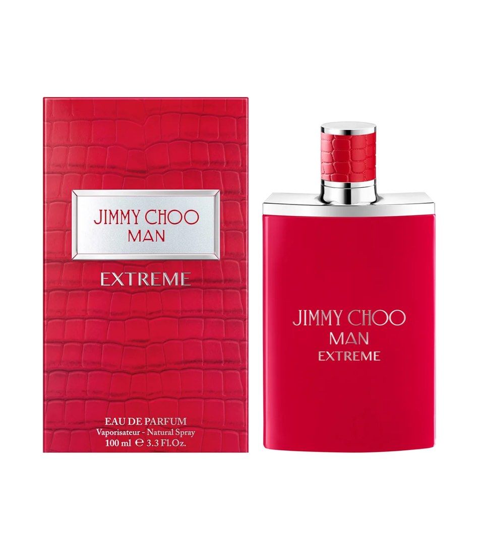 Authentic Jimmy Choo Extreme EDP Tester (Category: Fragrance & Deodorants) located in Mandaluyong City. Submitted by elle_scent (Listing ID 1468144270, Image 1). Description: A bold, modern masculine fragrance with a fresh, spicy, aromatic and woody scent. ✨ Fragrance notes: * Top: Red thyme and black pepper * Heart: Clary sage and geranium * Base: Tonka bean and vetiver Fragrance review: ✔️ Fresh, spicy and masculine scent ✔️ Warm, woody dry-dow